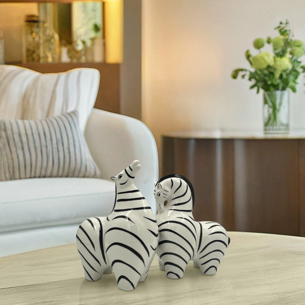 Ceramic Zebra Set