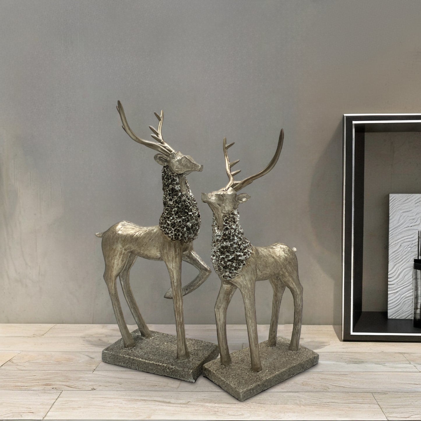 Deer Decor Piece-Set Of 2Pcs