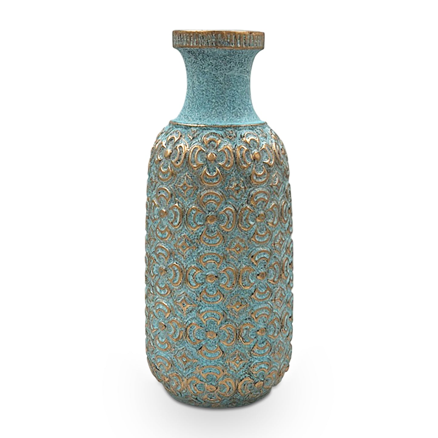 Blue Ceramic Floral Vase Big