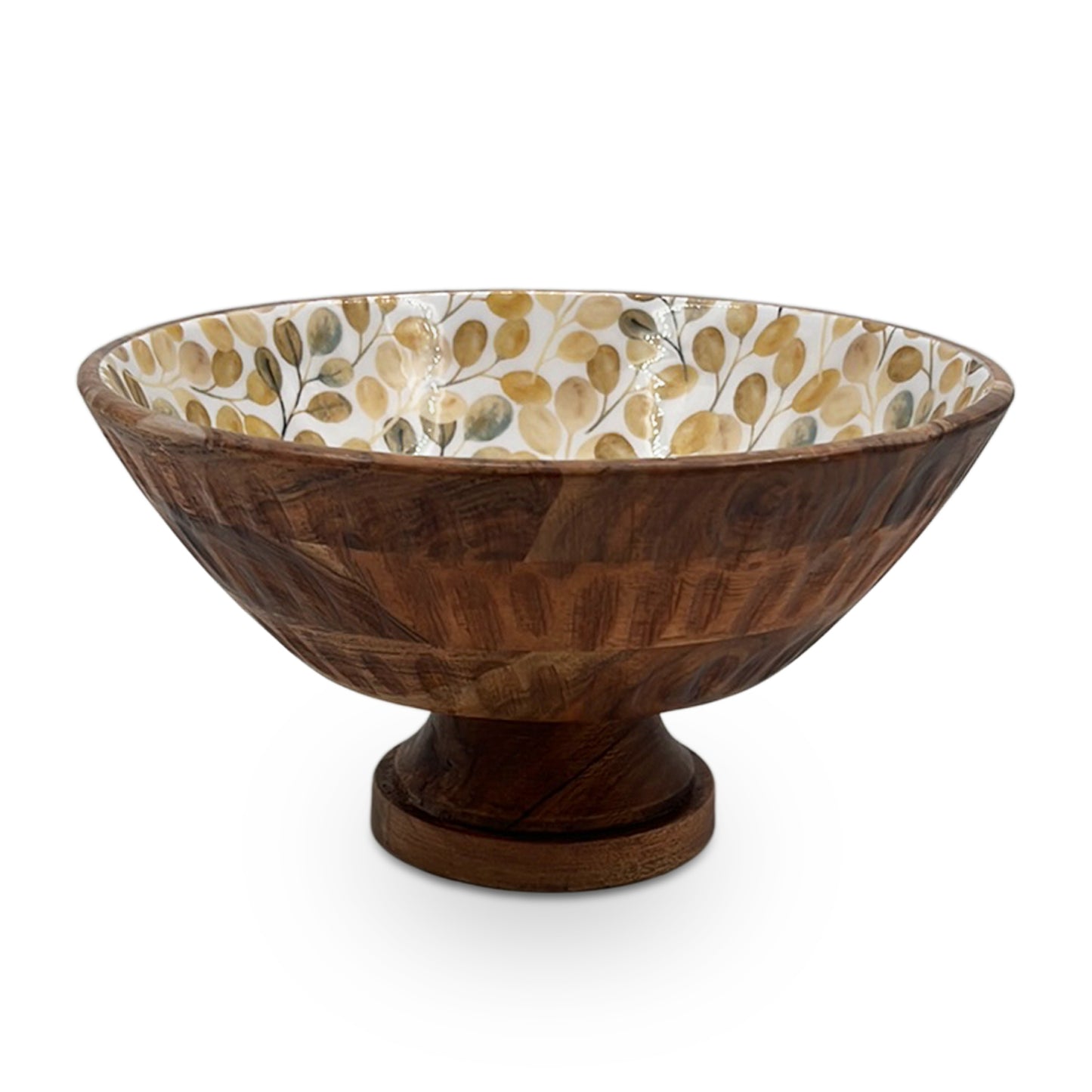 Salad Bowl Printed Brown