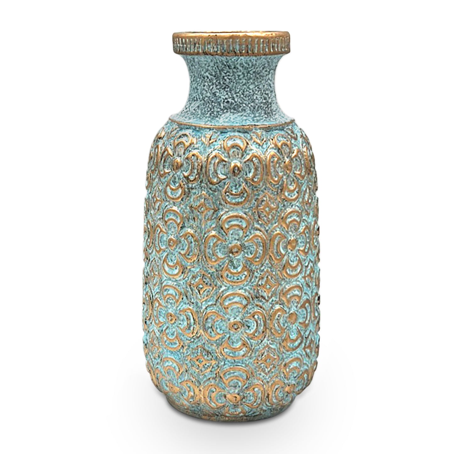 Blue Ceramic Floral Vase Medium