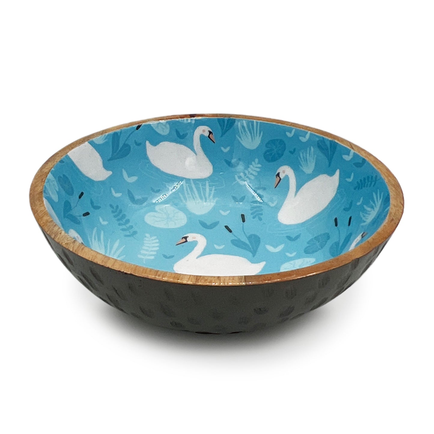 Salad Bowl Swan print