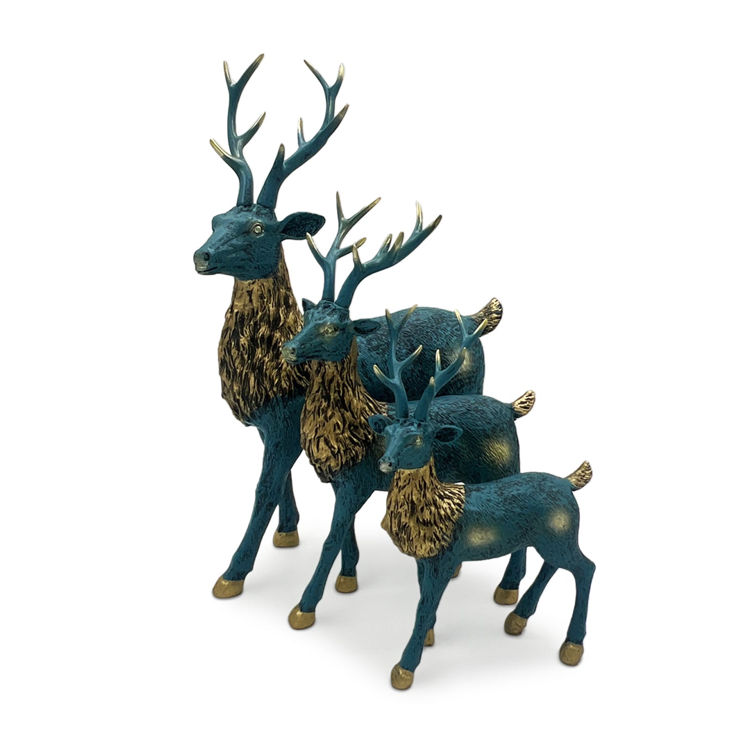 Deer Decor Piece-Set Of 3Pcs