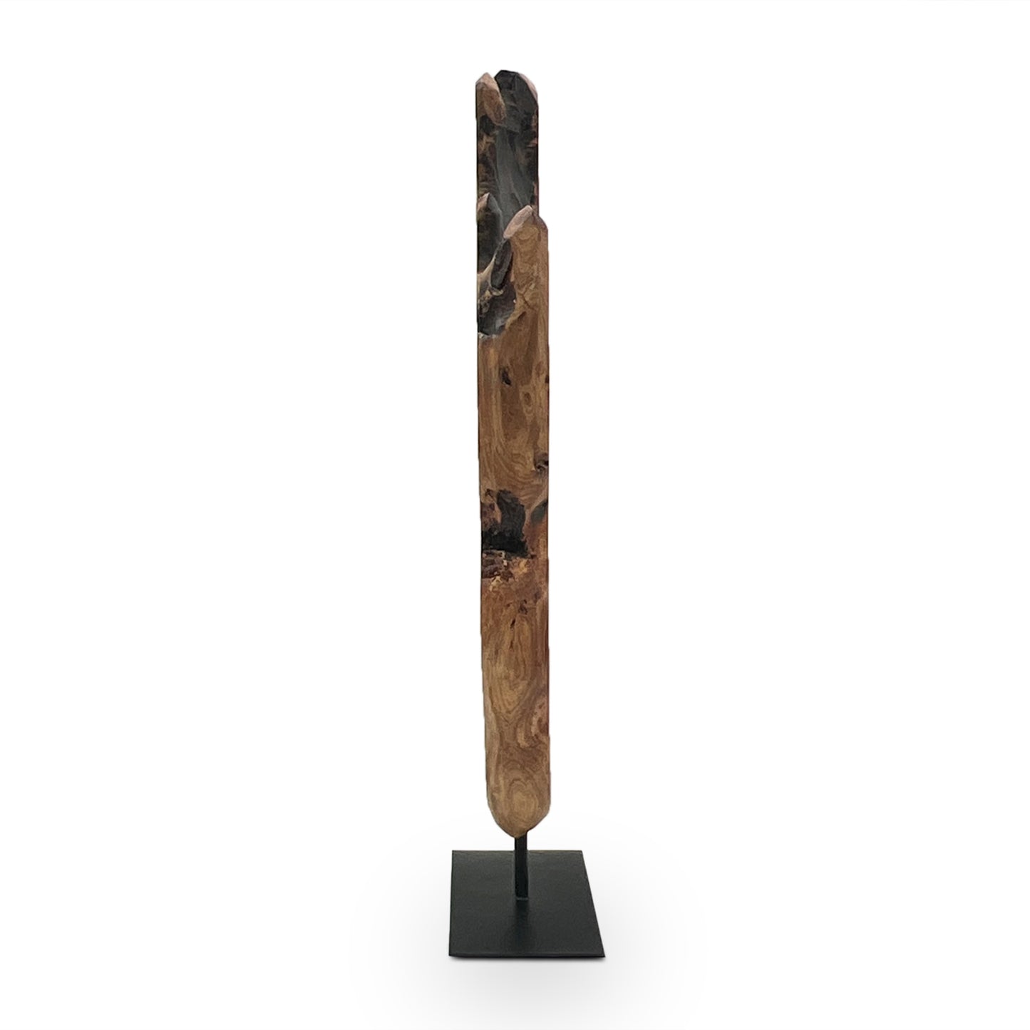 Natural Wood Abstract Sculpture-Medium