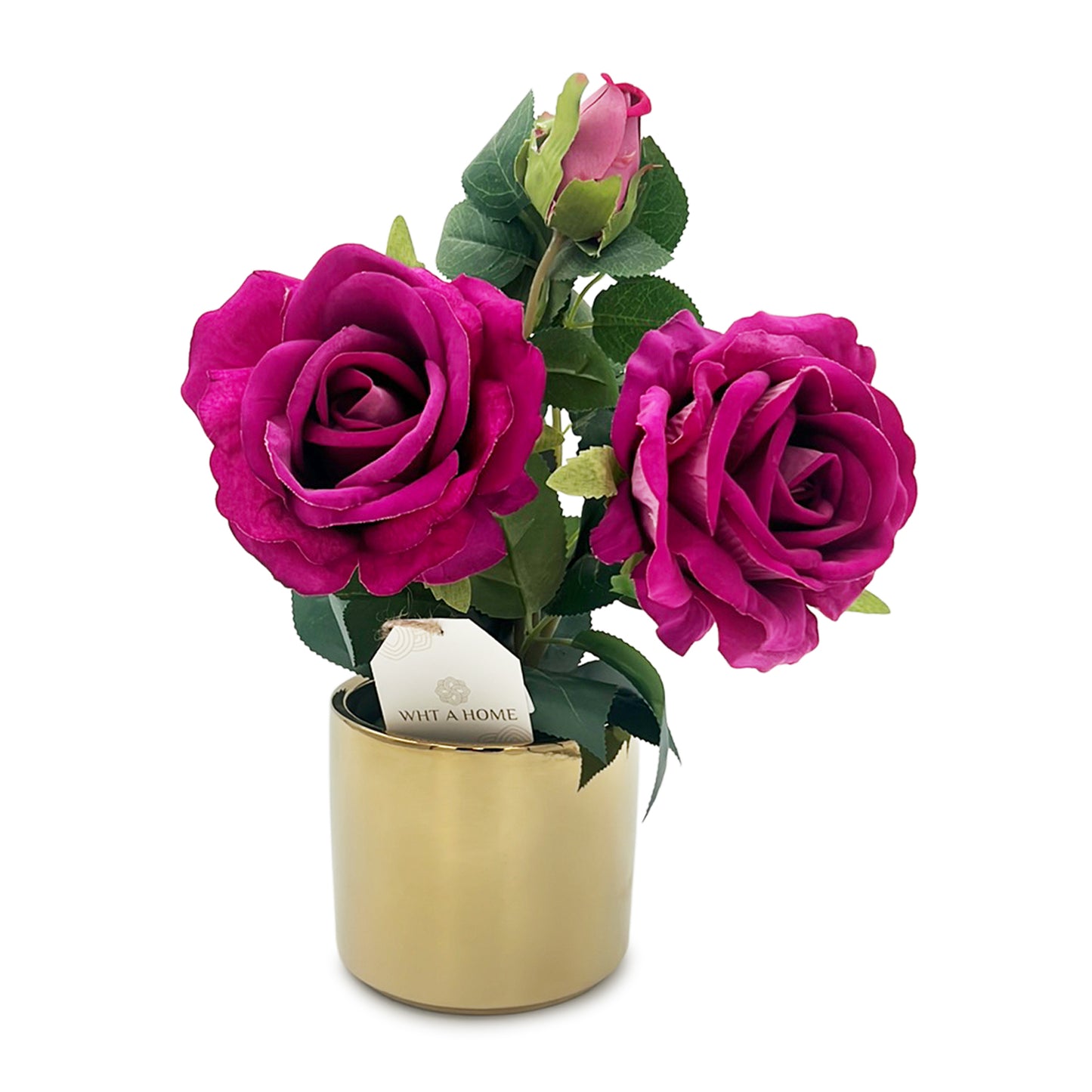 Artificial Rose Plant with Pot