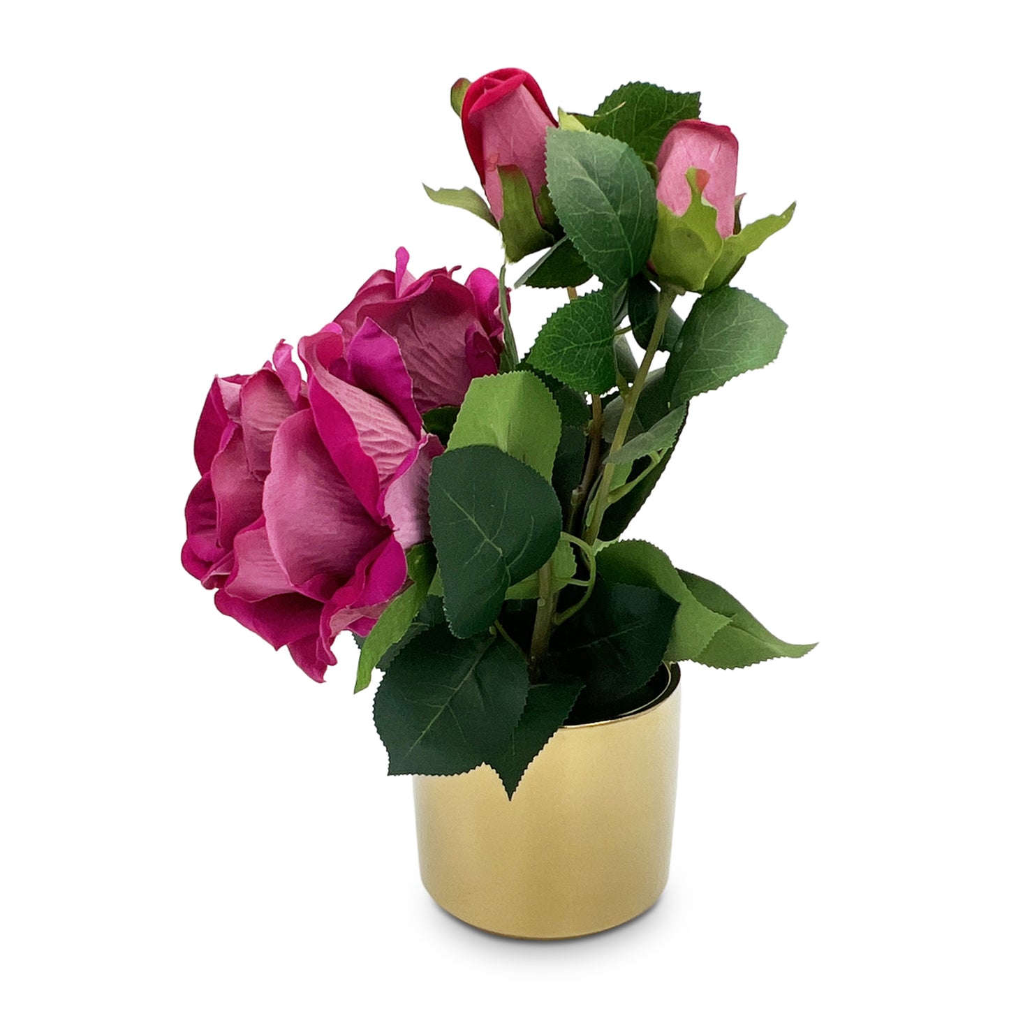 Artificial Rose Plant with Pot